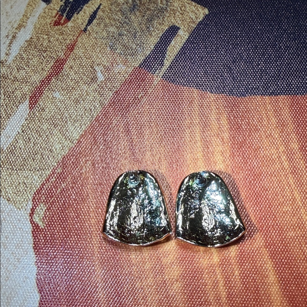 Colorful Abstract Earrings - Picture 3 of 3
